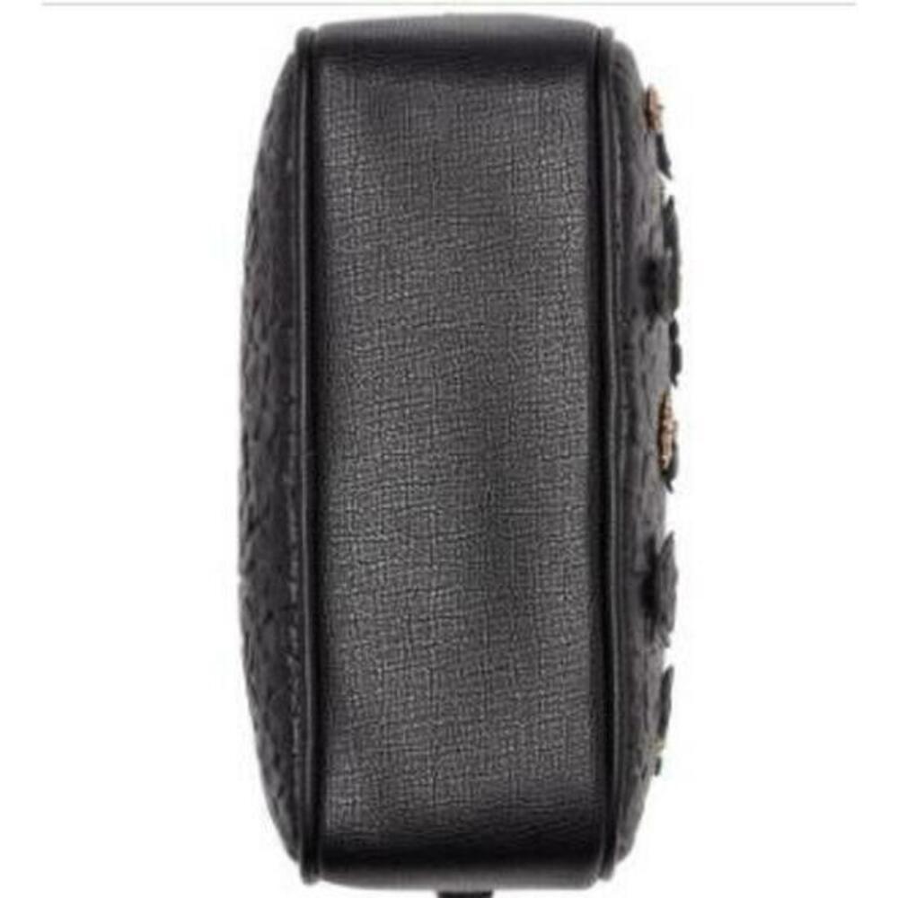 KARL LAGERFELD PARIS Crossbody Bag Floral Pins Black/Gold One Size - Picture 6 of 13